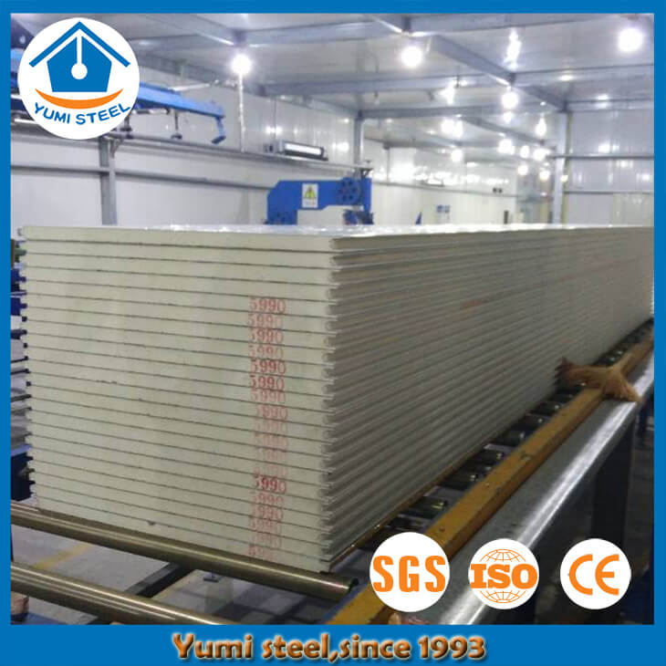35mm Thick Polyurethane Wall Sandwich Panel for cold room