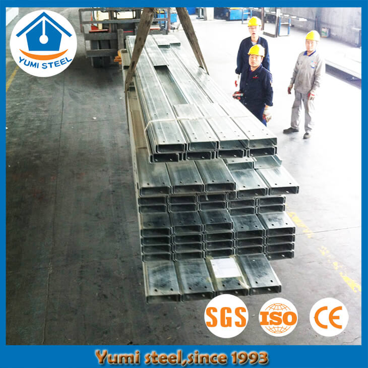 Structural Steel Cee Shaped Purlins for Steel Shed