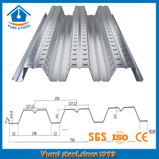 Galvanized Corrugated Steel Deck Sheets for Concrete Slab