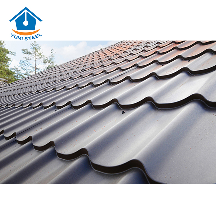 Galvanized Corrugated Roof Tile Steel Cladding