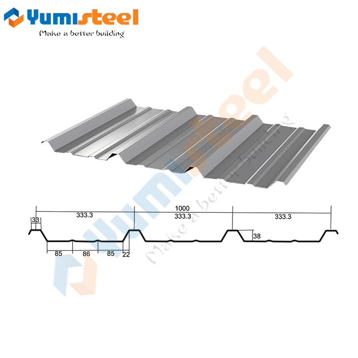 Customized Prepaint Corrugated Cladding Sheet for Wall and Roofing