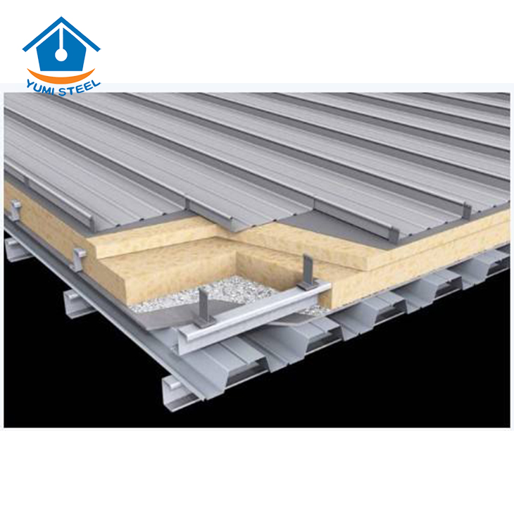 YX65-400/430/500 Standing Seam Lock Al-Mg-Mn Alloy Sheet