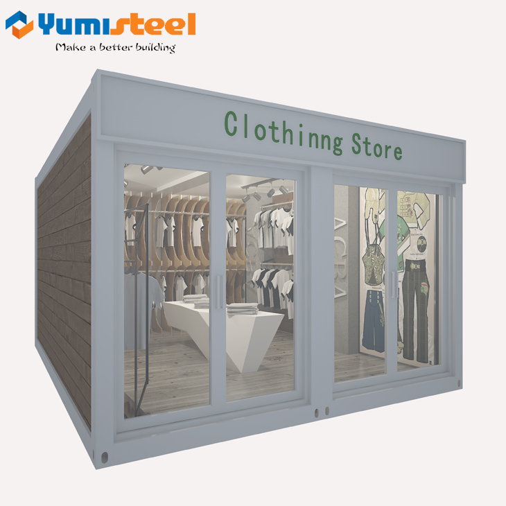 Fashion Prefab Container House for Store