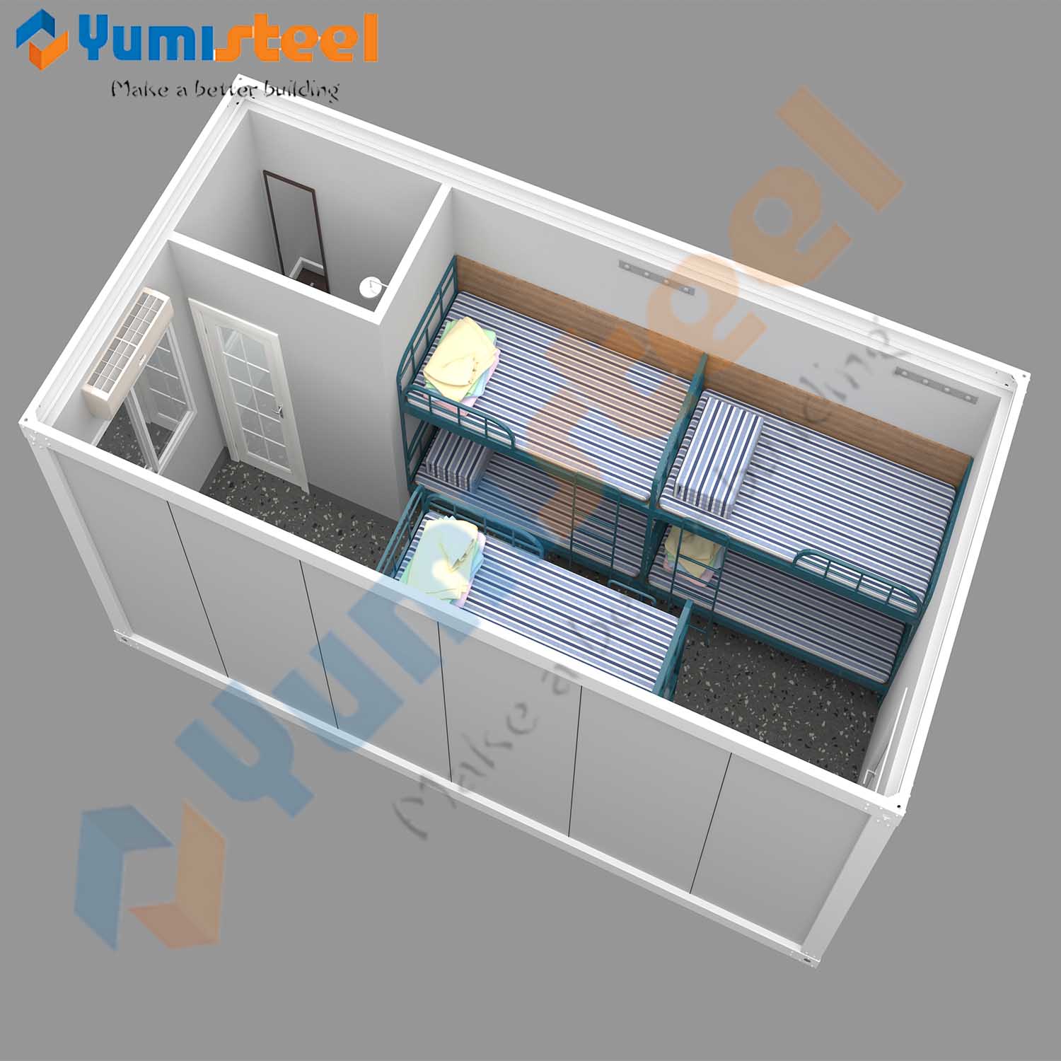 Cheap Modular Dormitory for Construction site 