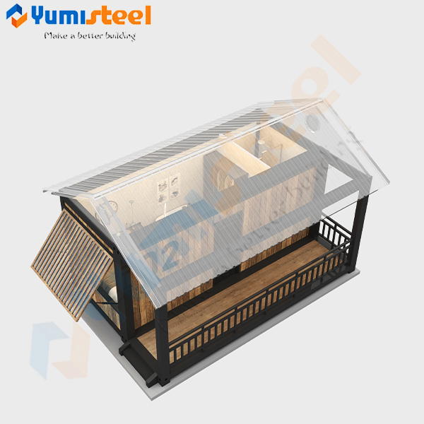 Prefabricated Modular Collapsible steel structure houses