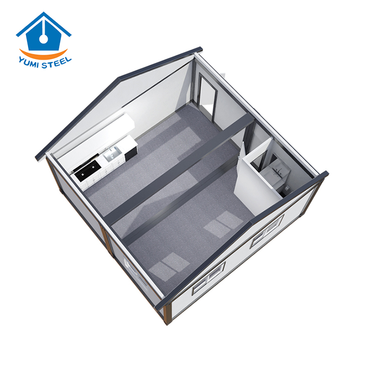 Prefabricated modern luxury flat pack container house 
