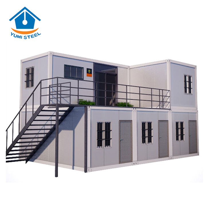 Prefabricated modern luxury flat pack container house 