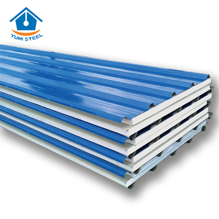50mm Light Weight Eps sandwich Roof Panel For House 