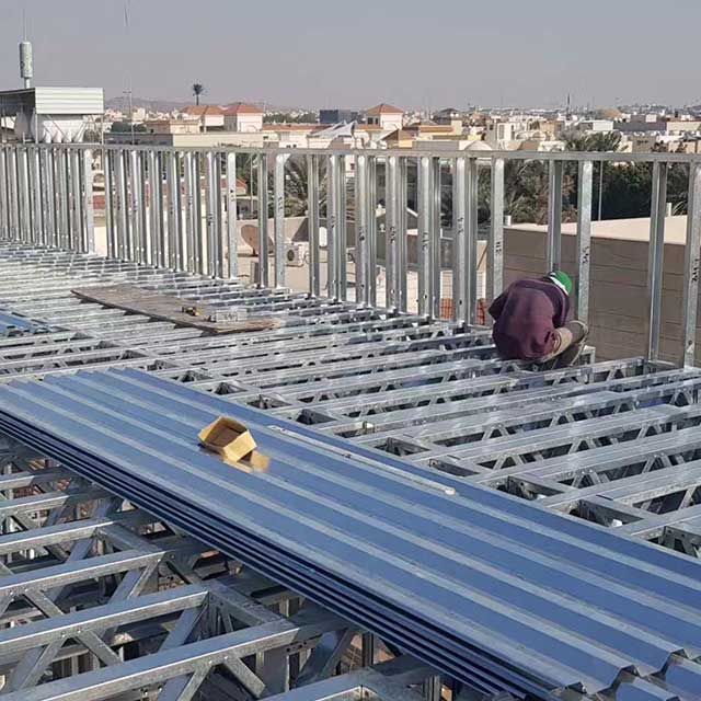 Green Light Steel Keel Villa Exported To Saudi Daman