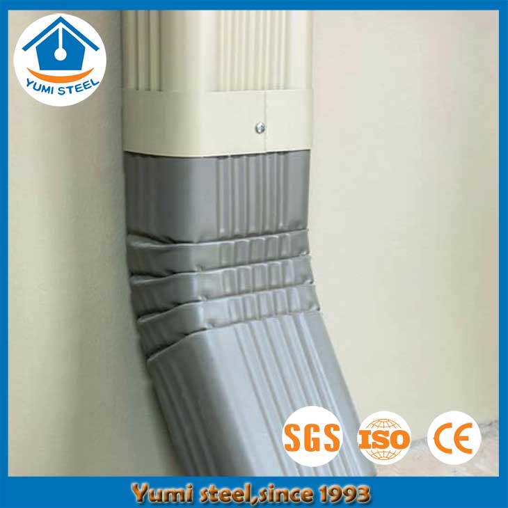 Outdoor Steel Downspout for Steel Buildings