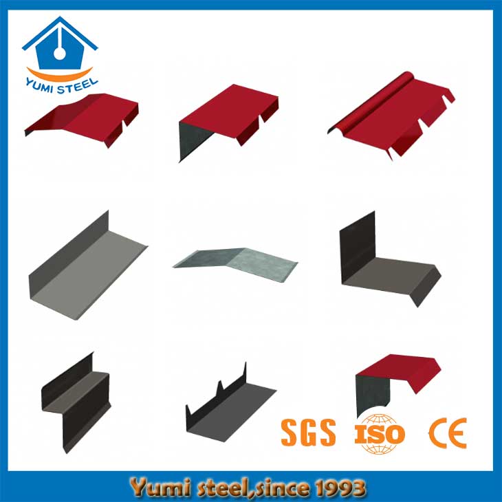 Steel Flashings for Sandwich Panels Or Corrugated Metal Sheets
