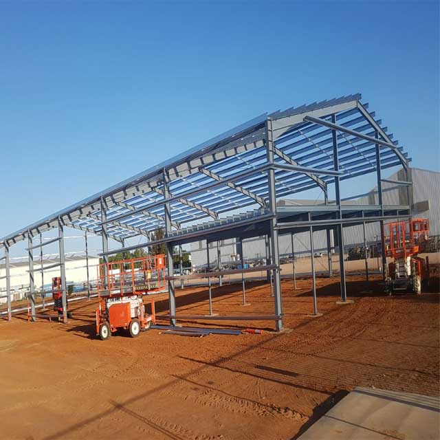 Steel Warehouse Material Supplied To Australia