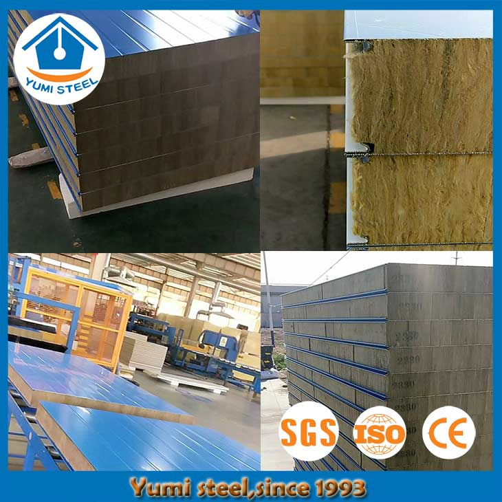 75mm Australian Standards Fireproof Rockwool Wall Panels for Steel ...