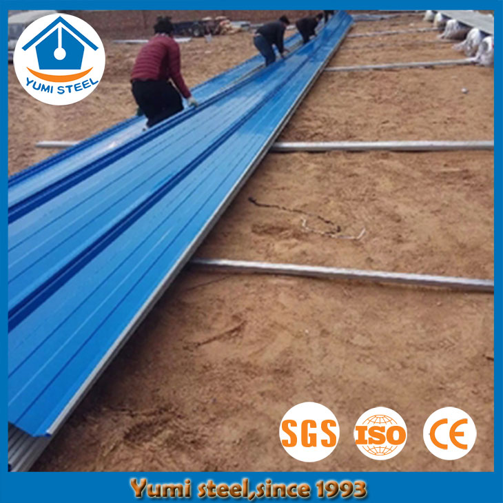 Concealed Lock Corrugated Color Steel Sheet for Roof 